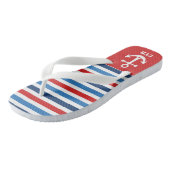 Aangepaste Nautische Teenslippers voor anker (Schuin)