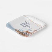 Aangepaste nautische vuurtoren papieren bordje (Gebogen)