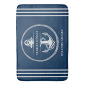 Aangepaste nautische zeilers badmat (Voorkant Verticaal)