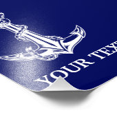 Aangepaste Nauwe ankerpenkoppen Naam Foto afdrukke Foto Afdruk (Hoek)