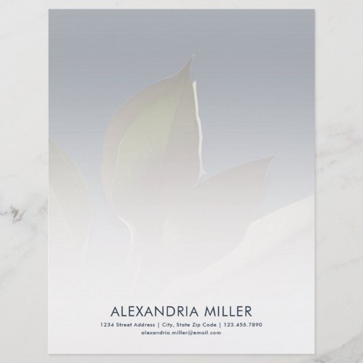 Aangepaste navelstationery briefhoofd (Voorkant)