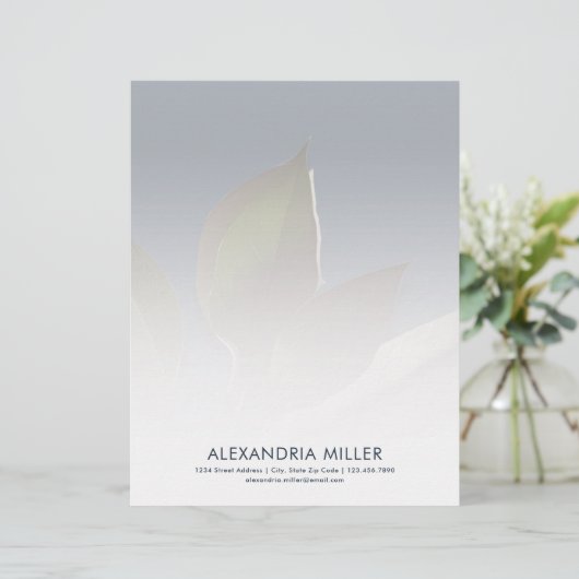 Aangepaste navelstationery briefhoofd (Staand voorkant)