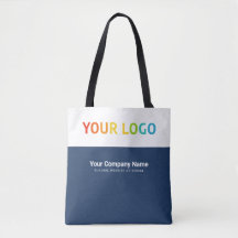 Aangepaste Navy Blue Business Logo, naam werknemer