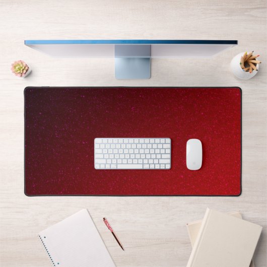 Aangepaste Nebula Red Desk Mat - Kosmisch & Vet (Kantoor 1)