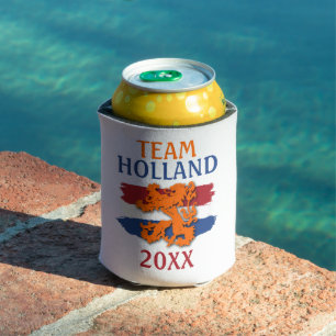 Aangepaste Nederlandse Vlag Oranje Leeuw Team Holl Blikjeskoeler