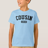 Aangepaste neef bemanning matching gepersonaliseer t-shirt (Voorkant)