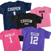 Aangepaste neef bemanning matching gepersonaliseer t-shirt