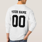 Aangepaste neef- en naamakreelovereenkomende famil t-shirt (Achterkant)