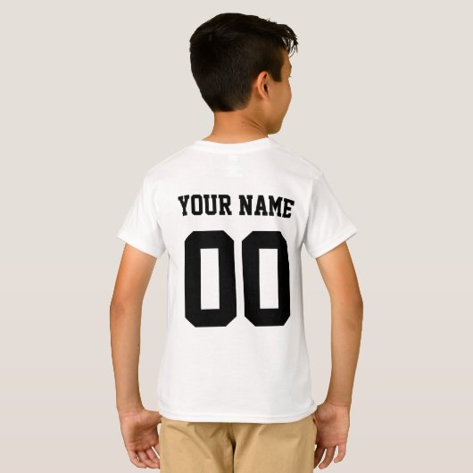 Aangepaste neef- en naamakreelovereenkomende famil t-shirt (Achterkant volledig)