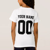 Aangepaste neef- en naamakreelovereenkomende famil t-shirt (Achterkant)