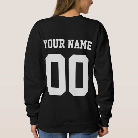 Aangepaste neef- en naamakreelovereenkomende famil trui (Achterkant)