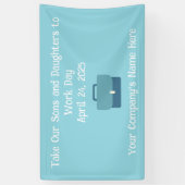 Aangepaste Neem Onze Zonen En Dochters Naar Het We Spandoek (Verticaal)