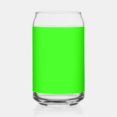 Aangepaste Neon Green Glass Can Blikvorm Glas (Achterkant)