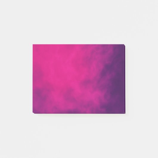 Aangepaste Neon Pink Gradient Sticky Notes (Voorkant)