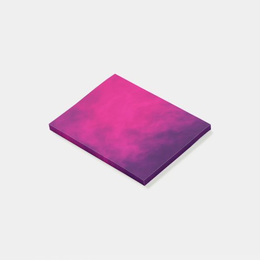 Aangepaste Neon Pink Gradient Sticky Notes (Schuin)