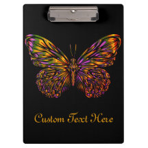 Aangepaste Neon Rainbow Butterfly