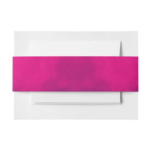 Aangepaste neon roze uitnodiging tailleband uitnodigingen wikkel (Voorkant Voorbeeld)