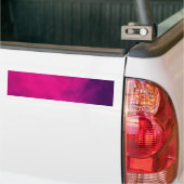 Aangepaste Neon Roze & Violet Smoke Bumpersticker (Op Truck)