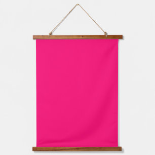 Aangepaste Neon Roze & Zwarte Wandtapijt Hangend Wandkleed