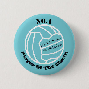 Aangepaste netball Player Reward Pin Badge Ronde Button 5,7 Cm
