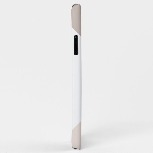 Aangepaste Neutrale Ivoor Beige Taupe Bruin Natuur Case-Mate iPhone Case (Achterkant/rechts)