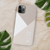 Aangepaste Neutrale Ivoor Beige Taupe Bruin Natuur Case-Mate iPhone Case