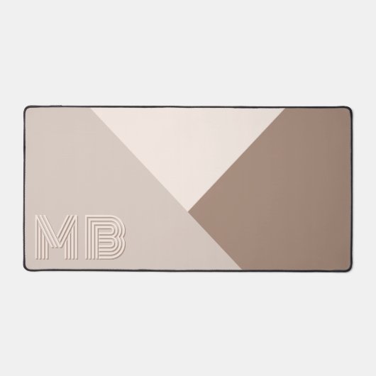 Aangepaste Neutrale Taupe Ivoor Beige Crème Natuur Bureaumat (Voorkant)