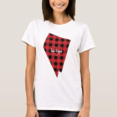 Aangepaste Nevada Hometown State Plaid Kerstmis T-shirt (Voorkant)