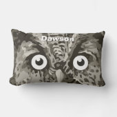 Aangepaste New Baby Boy's Room Cute Owl Kussen (Voorkant)