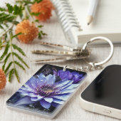 Aangepaste "New Blue" Acryl Sleutelhanger (Voorkant Rechts)