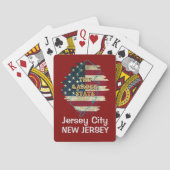 Aangepaste New Jersey State-speelkaarten Pokerkaarten (Achterkant)