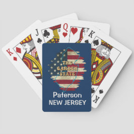 Aangepaste New Jersey State-speelkaarten Pokerkaarten