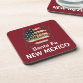 Aangepaste New Mexico State Beverage Coaster Bier Onderzetter (Linkerzijde)