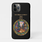 Aangepaste New Orleans Bourbon Street Gedateerd Case-Mate iPhone Case (Achterkant)