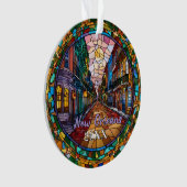 Aangepaste New Orleans Bourbon Street gedateerd Ornament (voorkant)