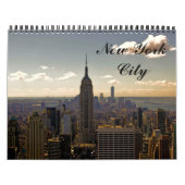 Aangepaste New York City fotokalender Kalender (Hoes)