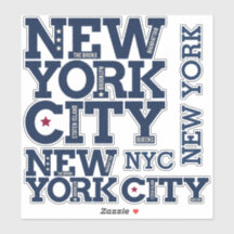 Aangepaste New York City stickers