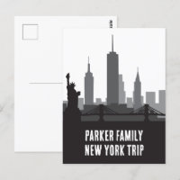 Aangepaste New York Trip Skyline Vrijheidsbeeld