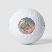 Aangepaste Newborn-foto Golfballen (Voorkant)