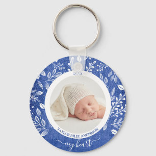 Aangepaste Newborn-foto Sleutelhanger