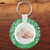 Aangepaste Newborn Photo-Sleutelhanger Sleutelhanger (Voorkant)