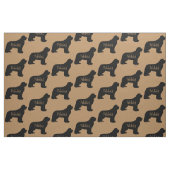 Aangepaste Newfoundland Dog Fabric Stof (Fat Quarter)