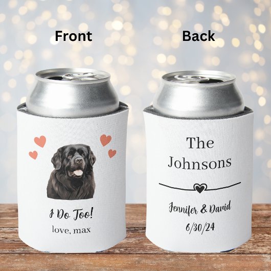 Aangepaste Newfoundland Pet Wedding Koelbox Blikjeskoeler