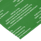 Aangepaste NGUZO SABA 7 Principles Kwanzaa Tafelkleed (Gekanteld)