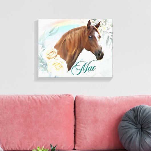 Aangepaste Nicole - Mae 1 11x14 Canvas Afdruk (Insitu (Woonkamer))