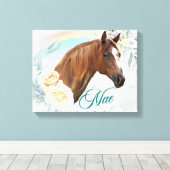 Aangepaste Nicole - Mae 1 11x14 Canvas Afdruk (Insitu (Houten vloer))