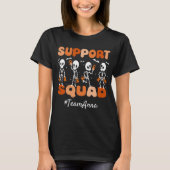Aangepaste Nierkanker Ondersteuning Squad Hallowee T-shirt (Voorkant)