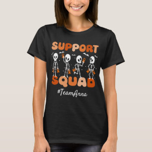 Aangepaste Nierkanker Ondersteuning Squad Hallowee T-shirt