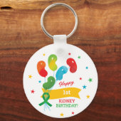 Aangepaste niertransplantaat verjaardag sleutelhanger (Voorkant)