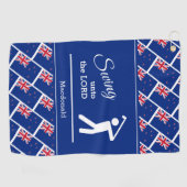 Aangepaste NIEUW-ZEELAND Christelijke zwaai naar d Golfhanddoek (Horizontaal)
